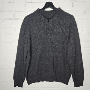 Mino Milano Wool Blend Collared Sweater